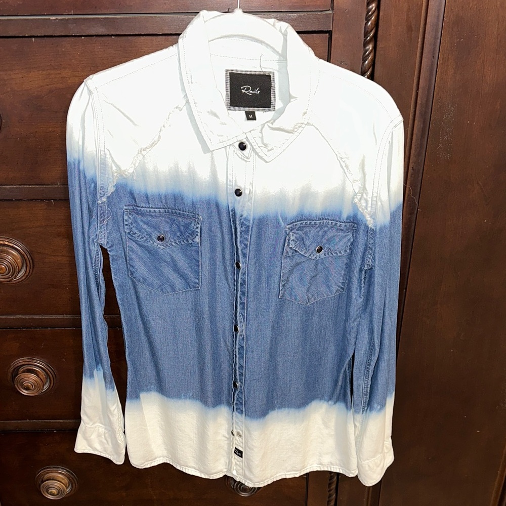 Rails Ty-Die Denim Shirt